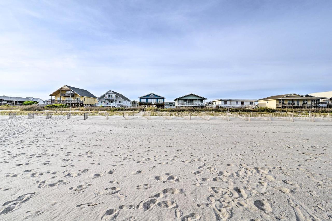 Pet-Friendly Second Row House Steps To Beach! Holden Beach Eksteriør billede