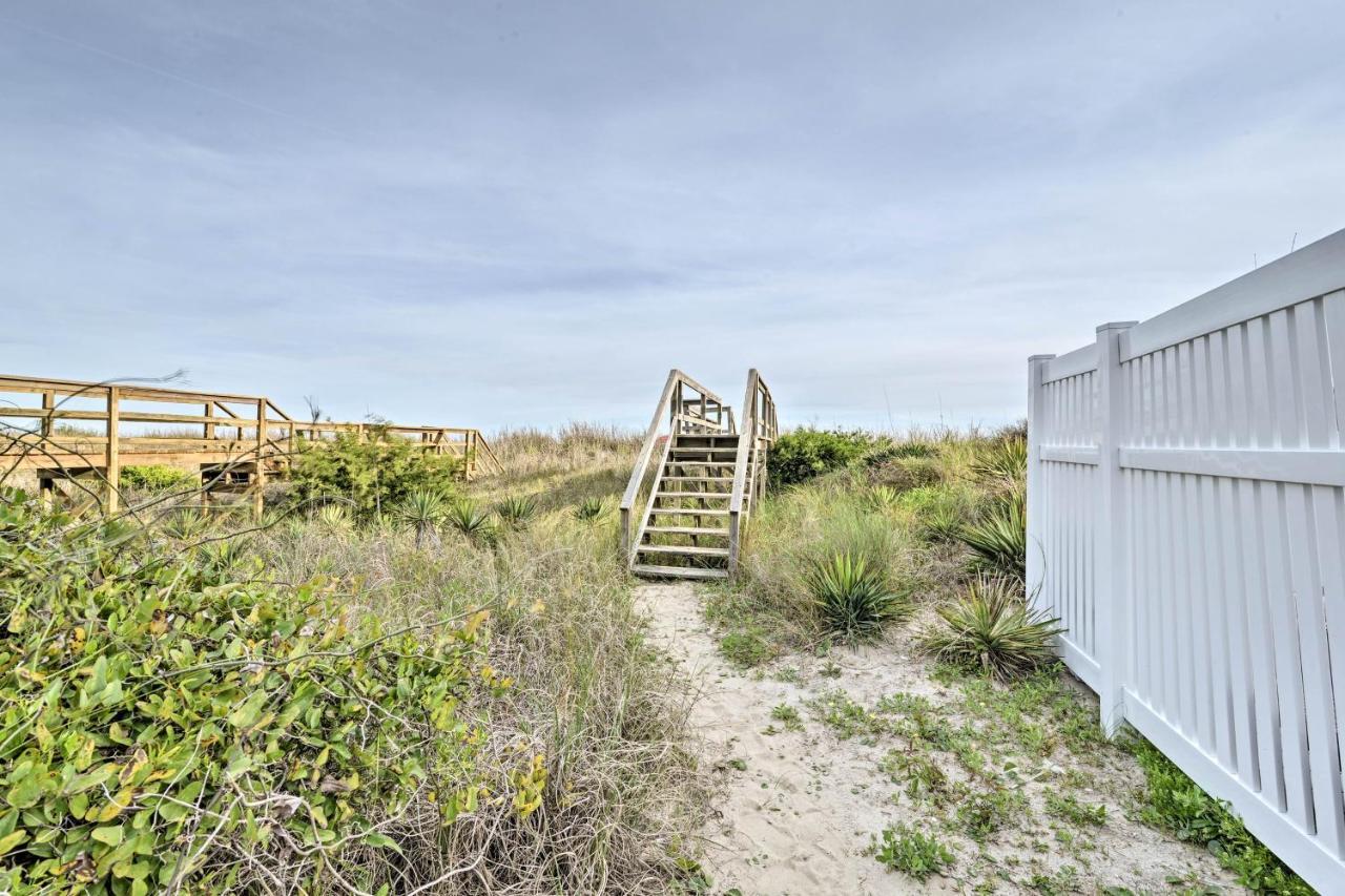 Pet-Friendly Second Row House Steps To Beach! Holden Beach Eksteriør billede